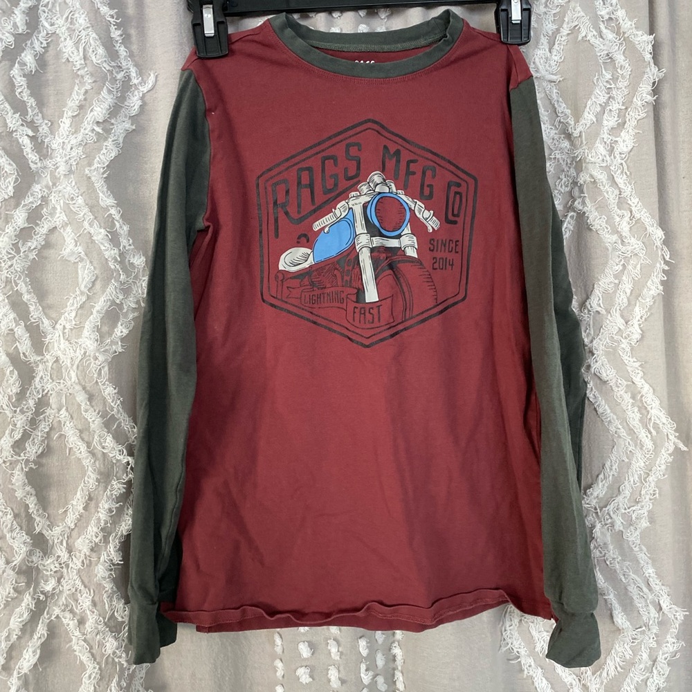Rags to Raches long sleeve kids t shirt